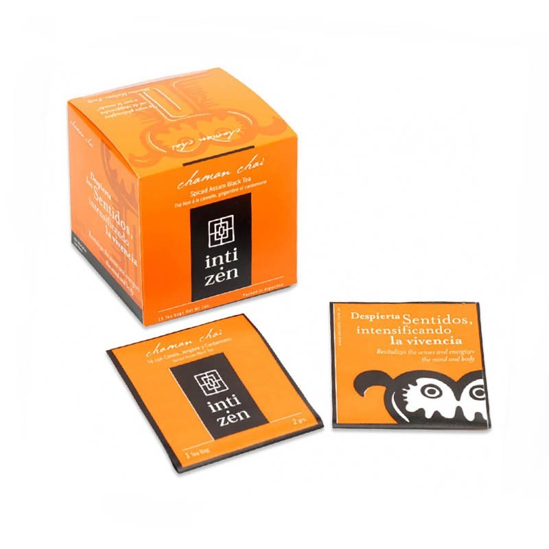 Chaman Chai Té Negro de La India Inti Zen x 15 saquitos