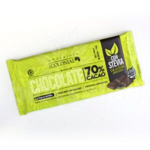 Chocolate Con Stevia 70% Sin Tacc Colonial x 100gr