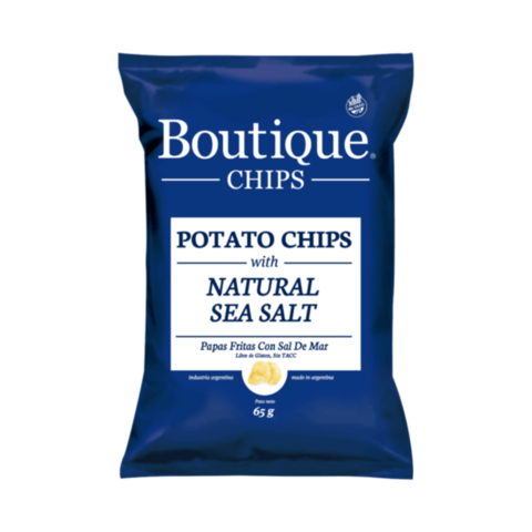 Chips de Papas Sin Tacc sabor Sal y Vinagre Boutique x 65gr