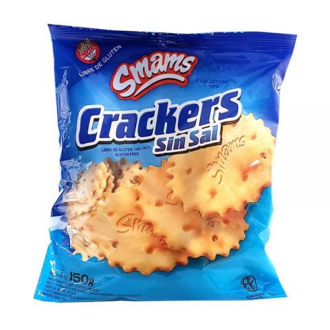 Crackers Sin Sal Sin Tacc x 150 Gr (Smams)