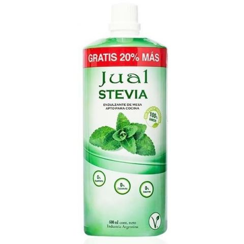 Endulzante Natural con Stevia Líquida Jual x 600cc