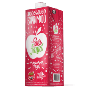 Exprimido Manzana Roja Pura Frutta x 1Lt