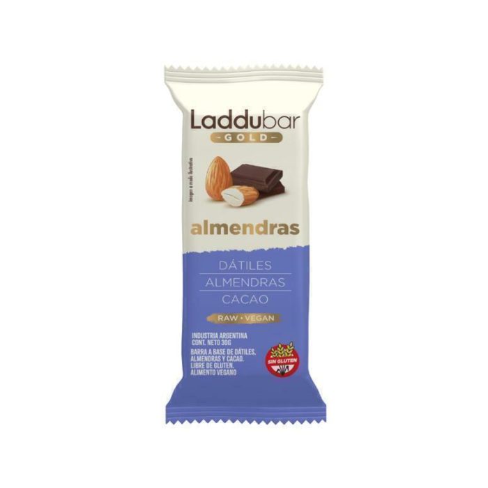 BARRA DE ALMENDRAS DATILES Y CACAO 30G LADDUBAR