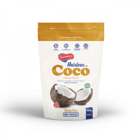 Harina De Coco x 200 Gr (Dicomere)