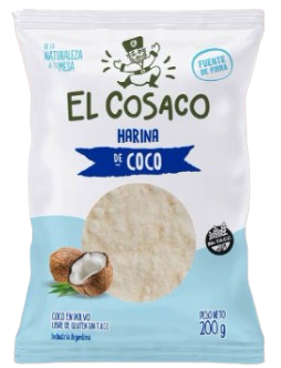 Harina de Coco Sin TACC El Cosaco x 200 Gr
