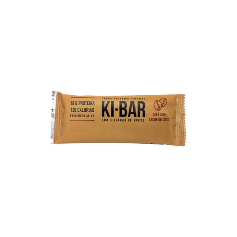 Barra Proteica Café Con Leche Ki-Bar x 40gr