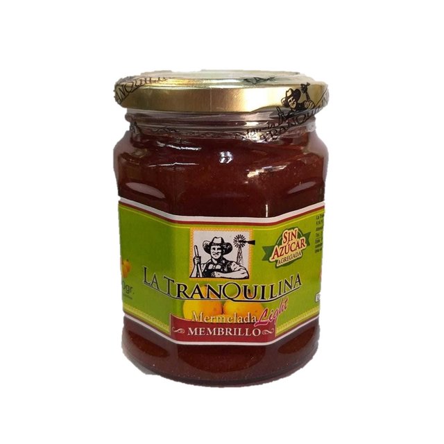 Mermelada con stevia sabor membrillo x 330gr LA TRANQUILINA