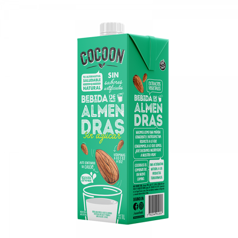 Leche de Almendras Sin Azúcar x 1 Lt (Cocoon)
