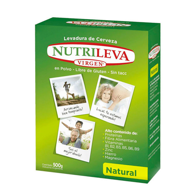 Levadura De Cerveza sabor Natural (sin T.A.C.C) x 500gr NUTRILEVA