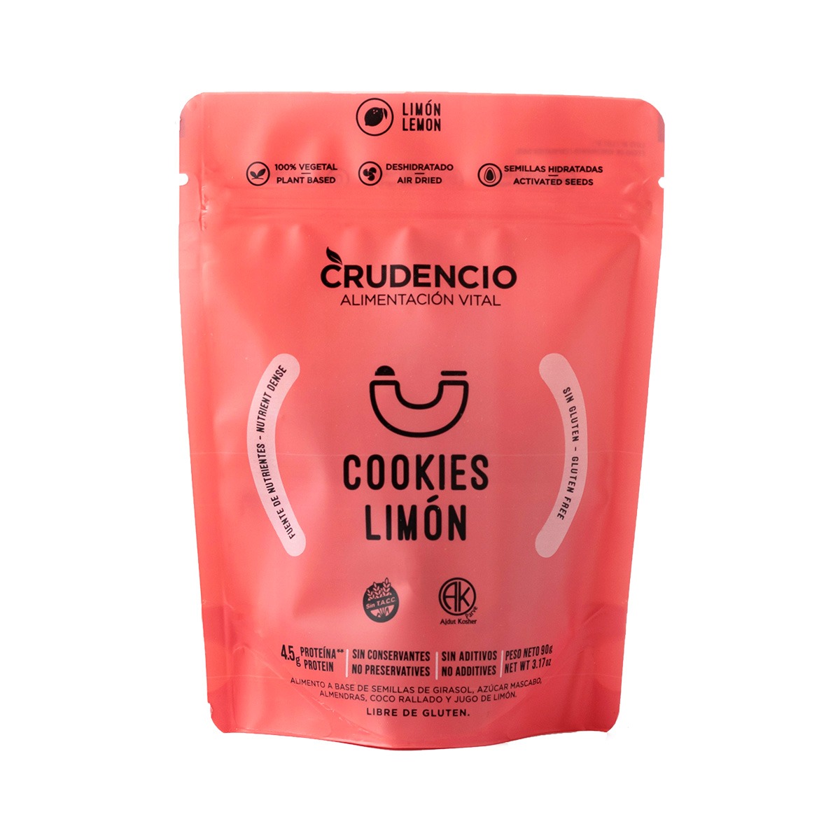 Cookies Limón x 80gr CRUDENCIO