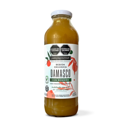 Bebida organica de Damasco, Romero y Vinagre de manzana x500ml PAMPAGOURMET