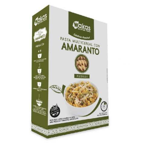 Pasta Multicereal Sin Tacc con Amaranto Wakas x 250gr
