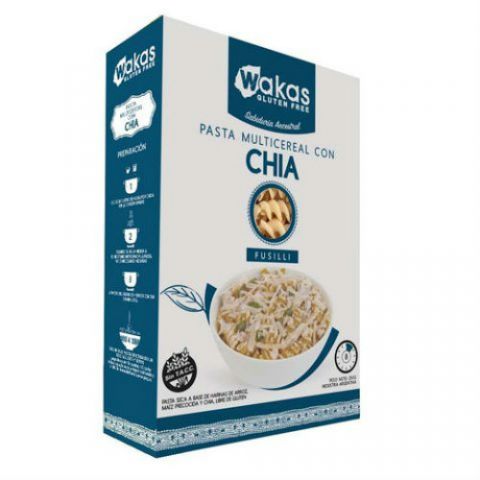 Pasta Multicereal Sin Tacc con Chia Wakas x 250gr