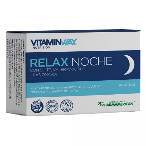 Relax Noche x 20 cápsulas (Vitaminway)