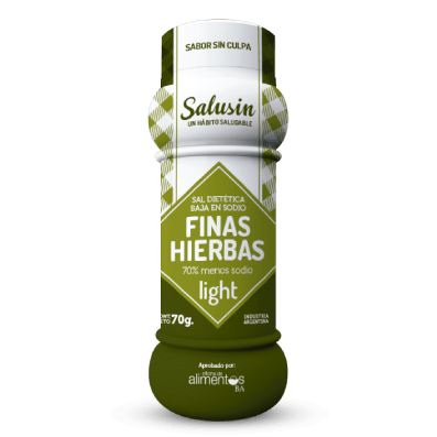 Sal Diet Baja en Sodio Salusin Finas Hierbas x 70 Gr (Dicomere)