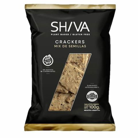 Crackers Mix de Semillas Veganas y Sin Tacc Shiva x 100gr