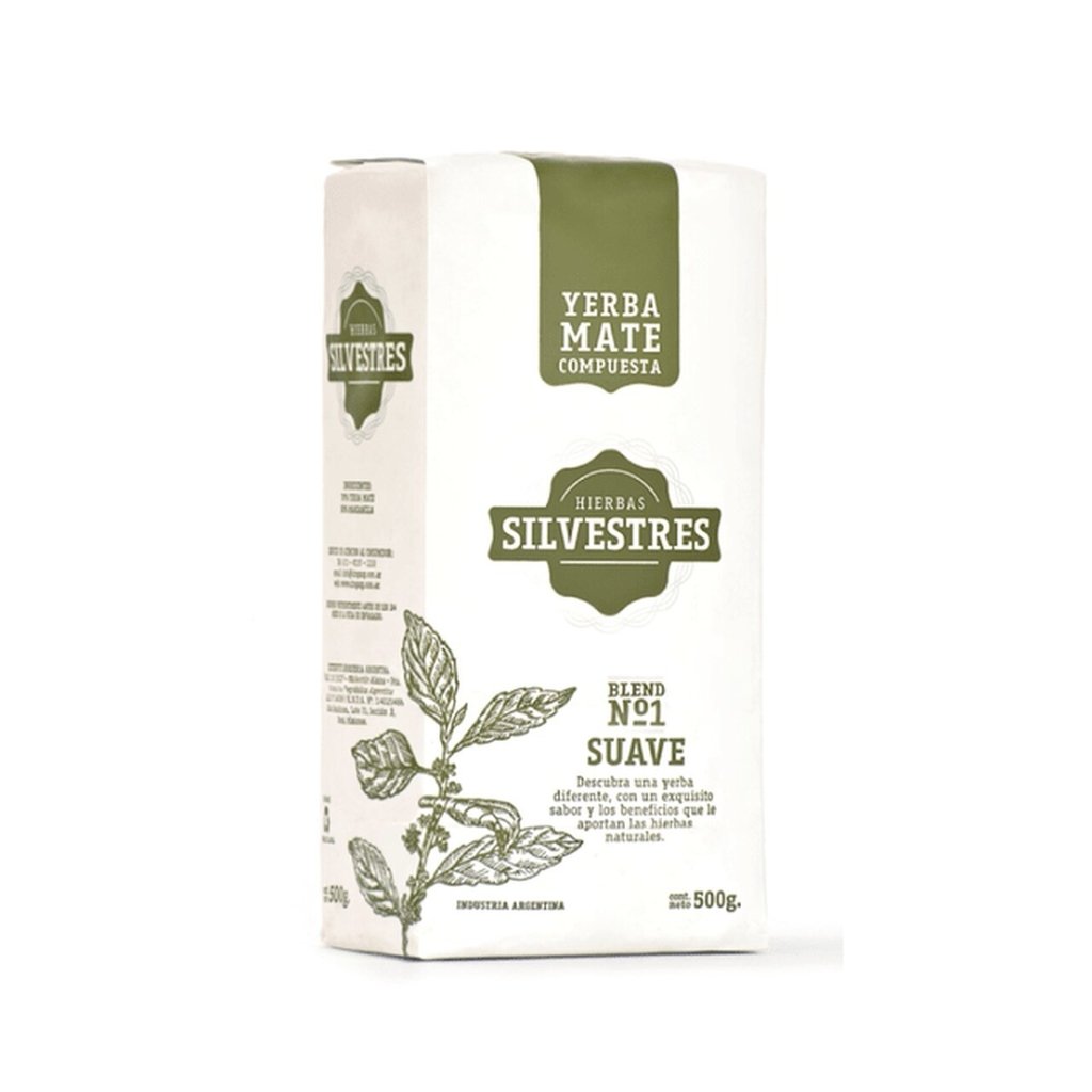 Yerba Mate Compuesta Blend N°1 Suave Silvestres x 500gr