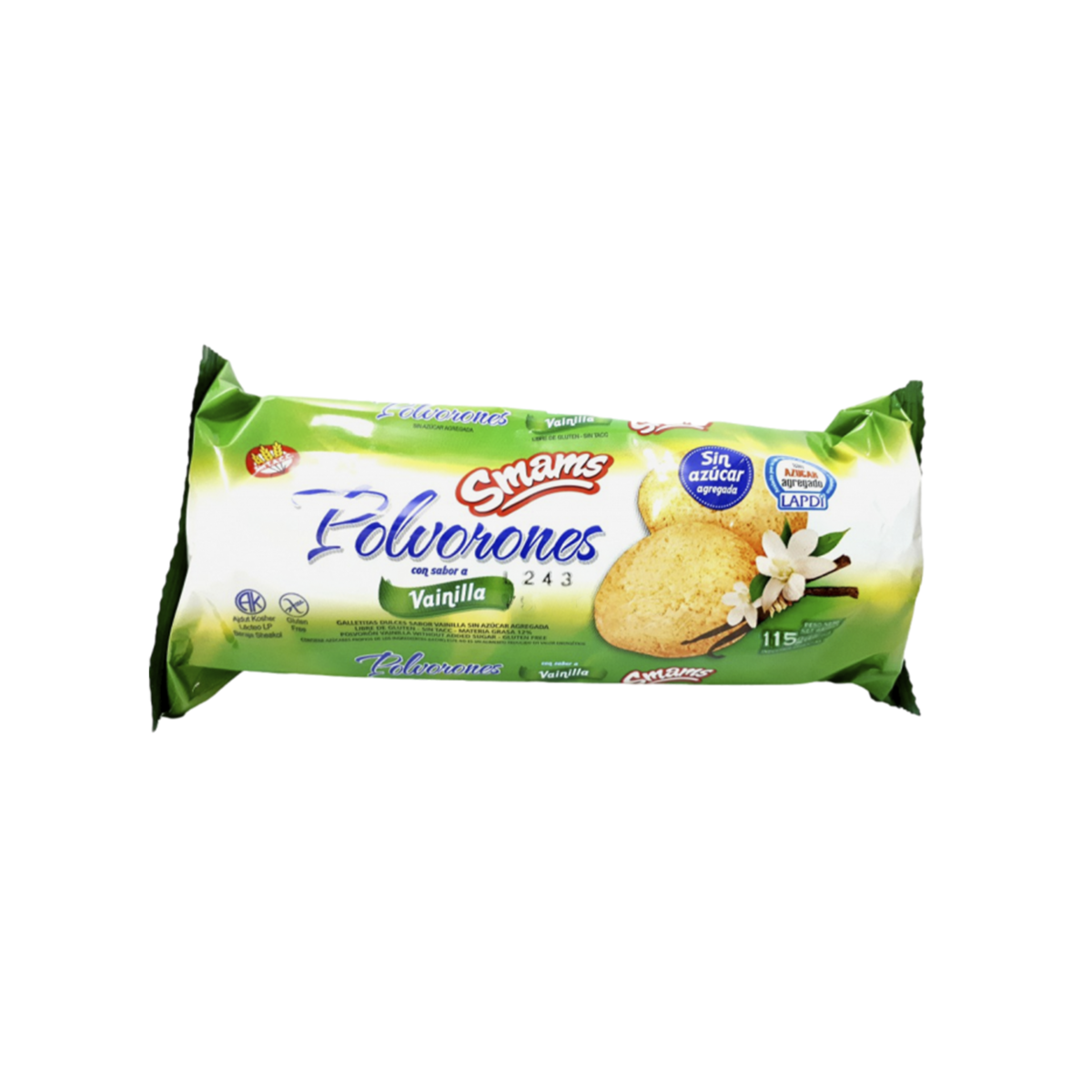 Polvorones Sin Tacc de Vainilla Sin Azúcar Smams x 100gr