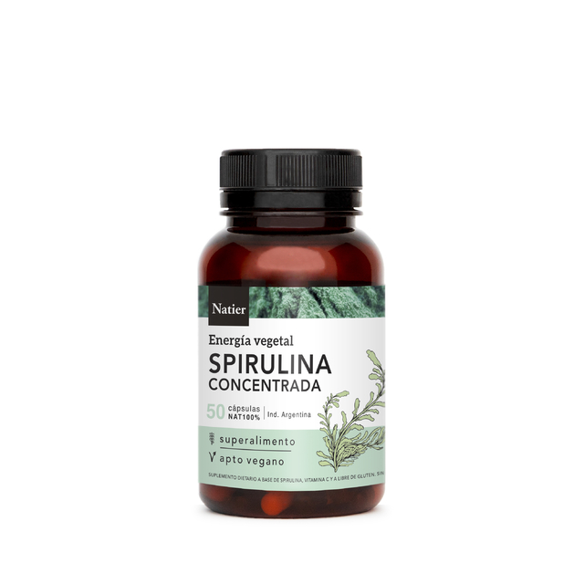 Spirulina x 50 cápsulas NATIER
