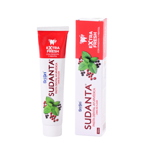 Sudanta Pasta Dental Ayurvedica con Pimienta y Mentol x100gr Sri Sri