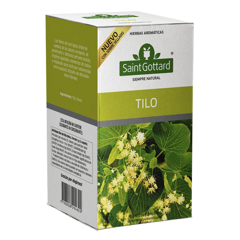 Té Tilo x 20 saquitos SAINT GOTTARD