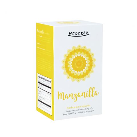 Té Manzanilla Heredia x 25 Saquitos