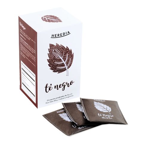 Té Negro Heredia x 25 Saquitos