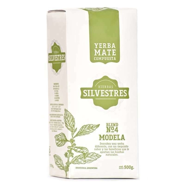 Yerba Mate Compuesta Blend N°4 Modela Silvestres x 500gr