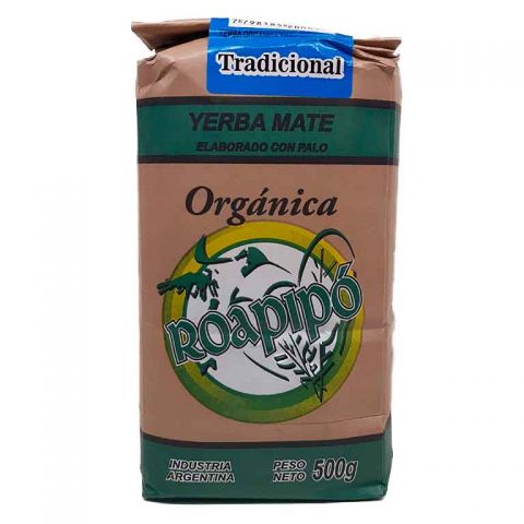 Yerba Mate Tradicional Orgánica Roapipo x 500gr