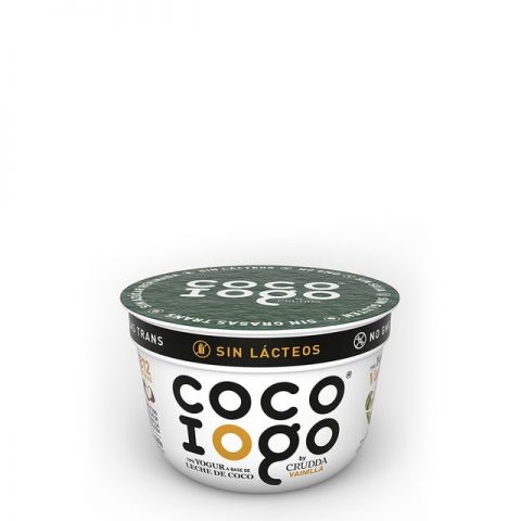 Yogur de Leche de Coco Sabor Vainilla x 160 Gr (Crudda)